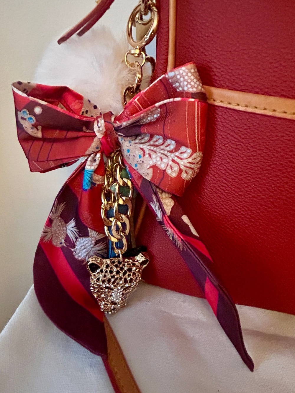 Dooney & Bourke Saffiano Small
Daniela | Rust.  Custom Made Purse Charm. - Picture 3 of 11